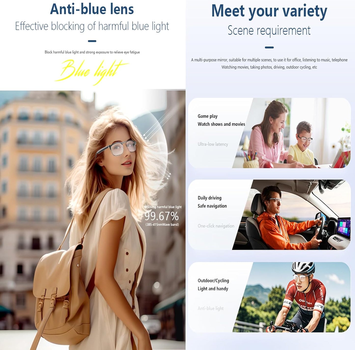 Kondaroma Smart Translation Glasses, Real-Time Al Lanauage Translation