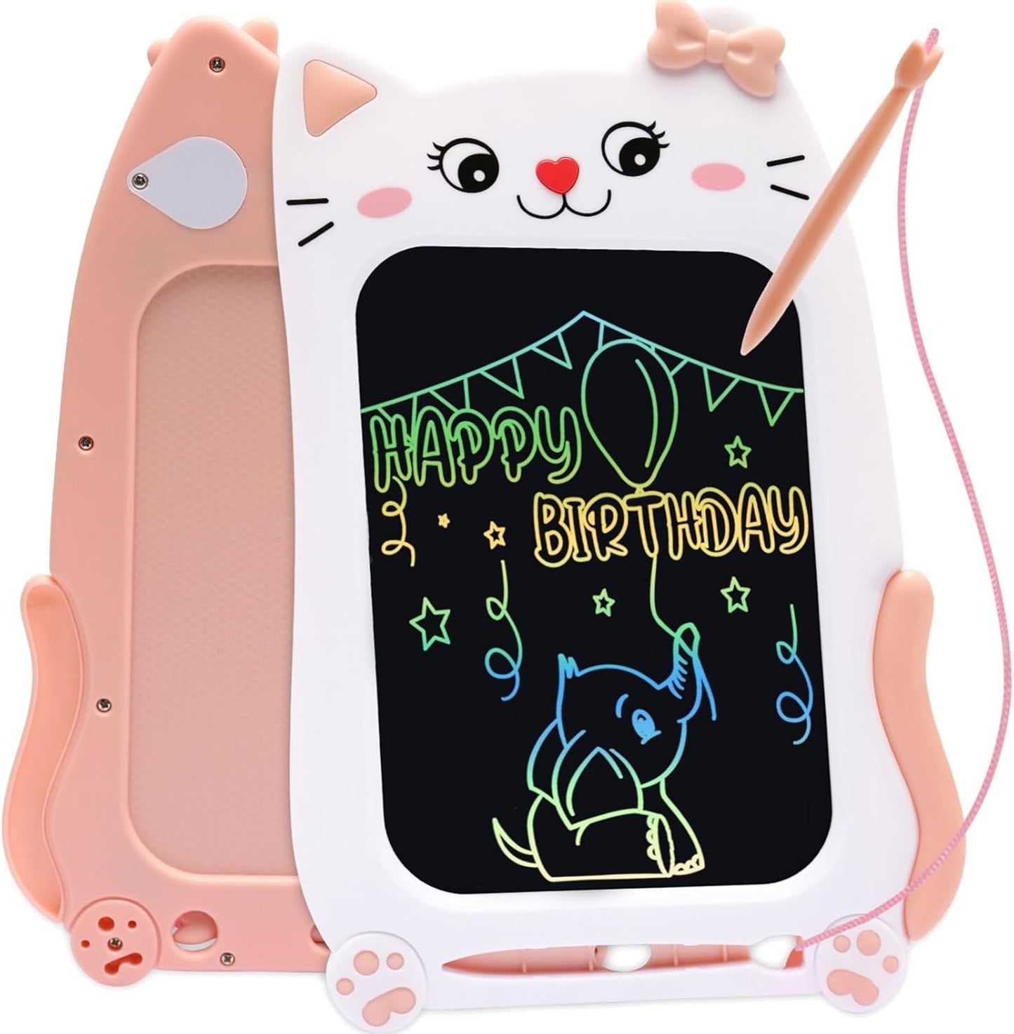 Toys for 1 2 3 Year Old Girl Gifts,10IN LCD Writing Tablet for Kids,Toddler Toys Age 1-2 Drawing Tablet,Doodle Board for Baby Girls Toys Age 4-5,Educational Learning Toys for Christmas Birthday Gifts