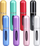QMOEH Refillable Perfume Atomizer Travel,8Pcs 5ML Portable Mini Pocket Perfume Atomizer Bottle Spray for Women Mens Small Mister Spray Bottle for Travel Accessories