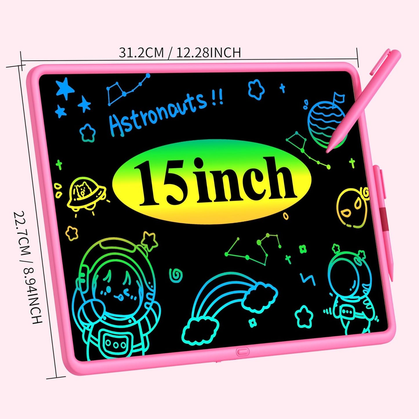 LCD Writing Tablet for Kids, 20 Inch Kids Drawing Tablet, Large Doodle Board, Rechargeable Drawing Pad for Kids, Learning Toys for 3 4 5 6 7 8 9 10 Year Old Boys Girls Birthday Christmas Gifts