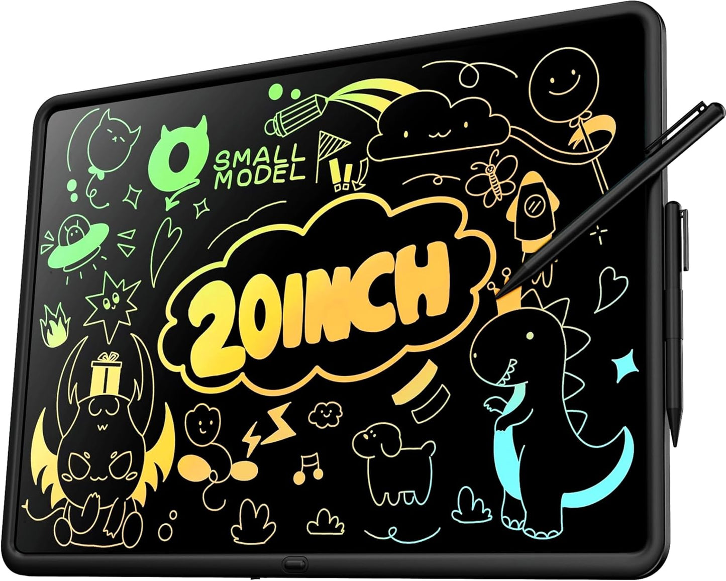 LCD Writing Tablet for Kids, 20 Inch Kids Drawing Tablet, Large Doodle Board, Rechargeable Drawing Pad for Kids, Learning Toys for 3 4 5 6 7 8 9 10 Year Old Boys Girls Birthday Christmas Gifts