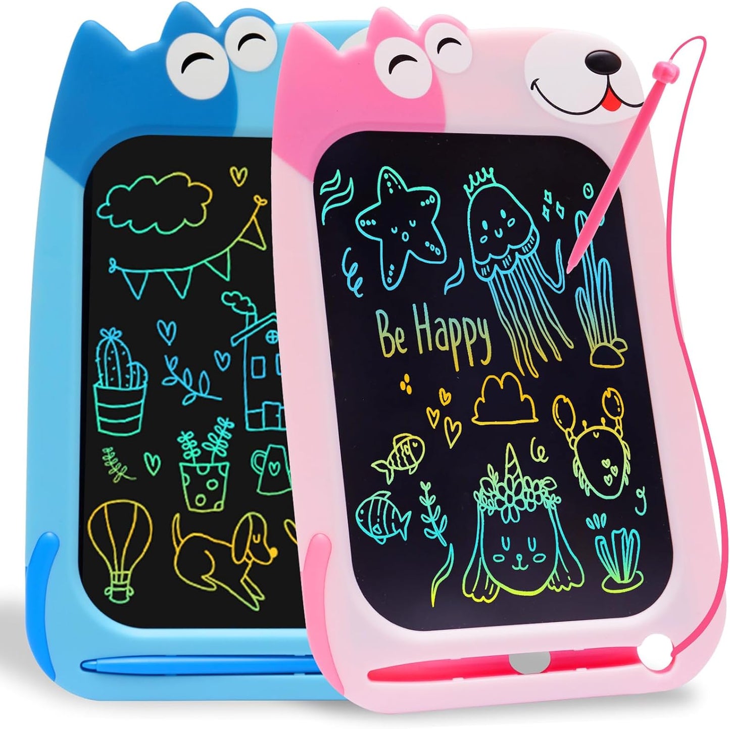 Toys for 1 2 3 Year Old Girl Gifts,10IN LCD Writing Tablet for Kids,Toddler Toys Age 1-2 Drawing Tablet,Doodle Board for Baby Girls Toys Age 4-5,Educational Learning Toys for Christmas Birthday Gifts