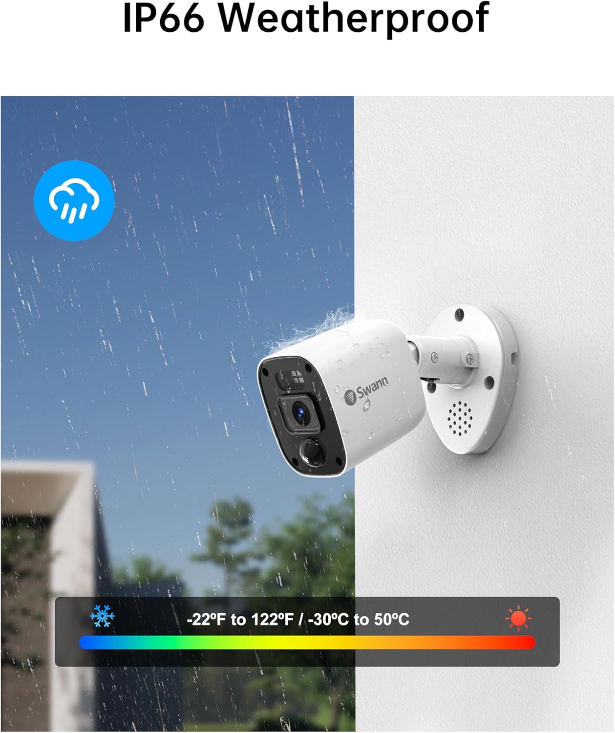Swann 4K Security Camera System DVR with 2TB HDD, 8 Channel 8 Cam, Indoor Outdoor Wired 8MP Home Surveillance Bullet Cameras, Color Night Vision, 24/7,Heat Motion Detection, LEDs, Sirens and Mic