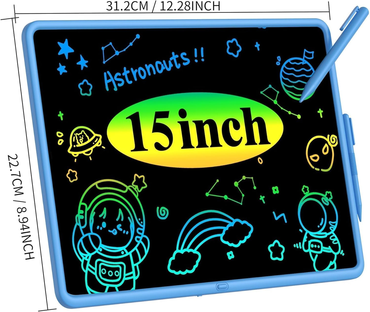 LCD Writing Tablet for Kids, 20 Inch Kids Drawing Tablet, Large Doodle Board, Rechargeable Drawing Pad for Kids, Learning Toys for 3 4 5 6 7 8 9 10 Year Old Boys Girls Birthday Christmas Gifts