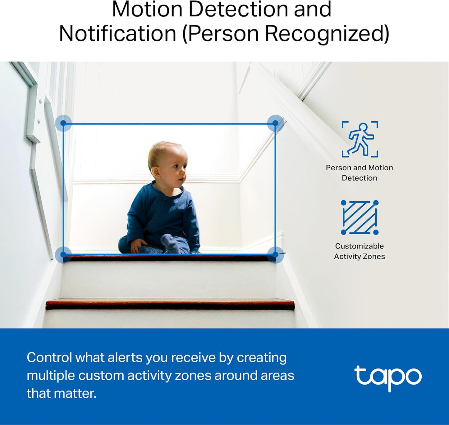 TP-Link Tapo 1080P Indoor Security Camera for Baby Monitor, Dog Camera w/Motion Detection, 2-Way Audio Siren, Night Vision, Cloud & SD Card Storage, Works w/Alexa & Google Home (Tapo C100)