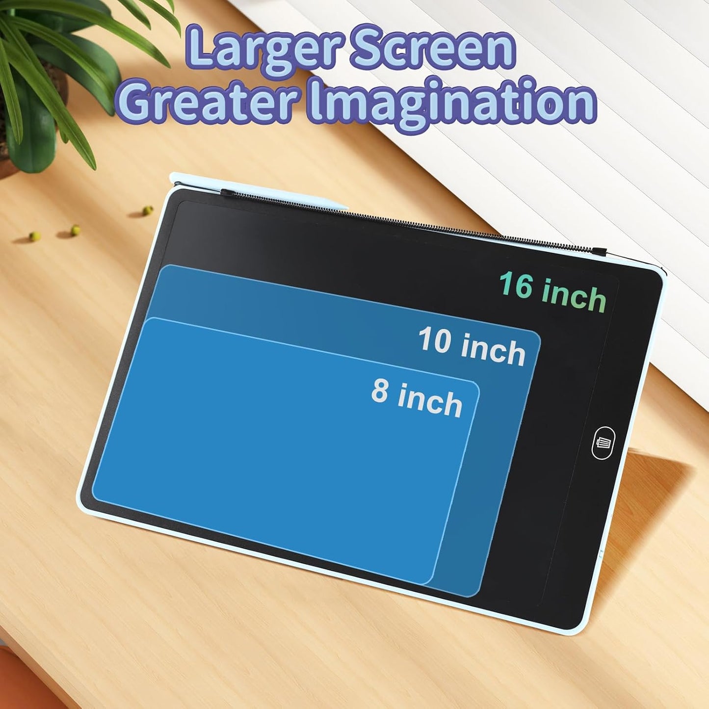 16" LCD Writing Tablet for Kids Adults, Colorful Drawing Pad Doodle Board
