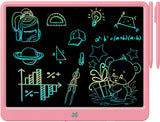 FLUESTON LCD Writing Tablet, Doodle Board Toys Gifts for 3-8 Year Old Girls Boys, 10 Inch Colorful Electronic Board Drawing Pad for Kids, Gifts for Toddler Educational Learning Travel Birthday, Blue