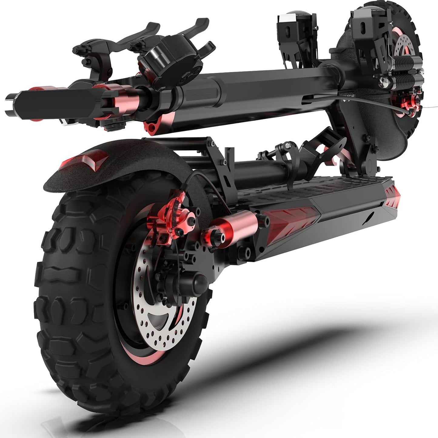 Electric Scooter Adults, 15/18/21AH Big Battery, 600/800/1200W Motor, 10"/11" Off Road Tire, Folding E Scooter with Seat
