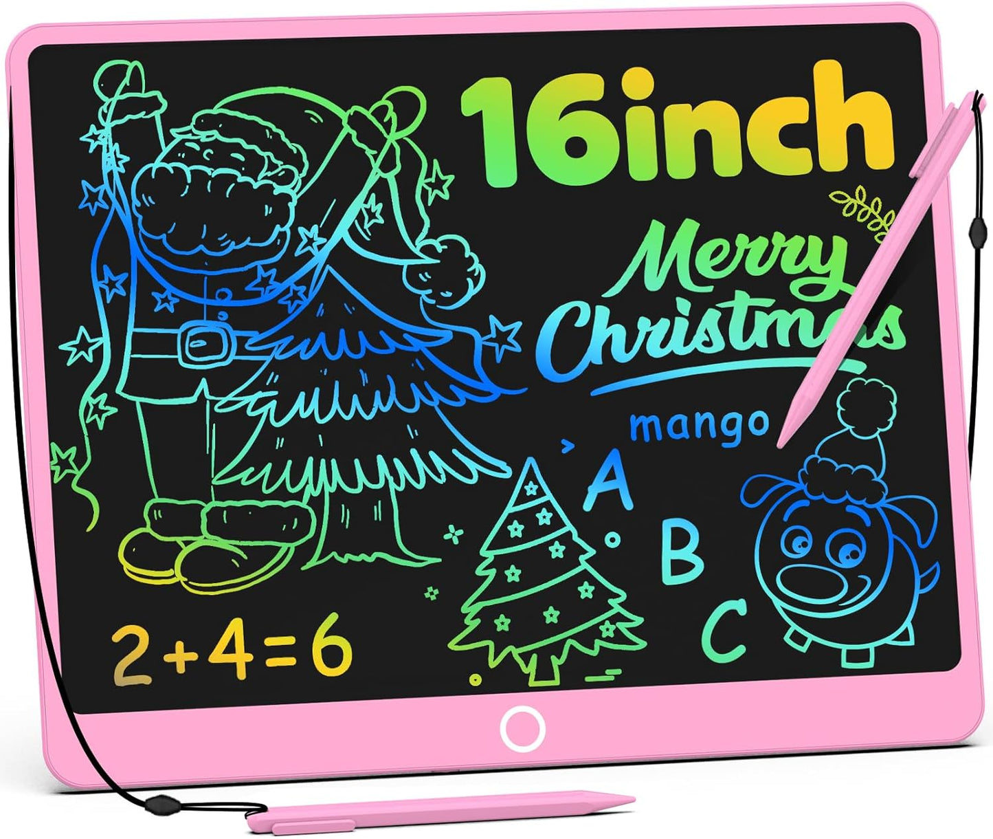 BAVEEL LCD Writing Tablet, 12 Inch Colorful Toddler Doodle Board Reusable Drawing Tablet, Educational and Learning Toy for 3 4 5 6 Years Old Boy and Girls, for Kids Toddlers