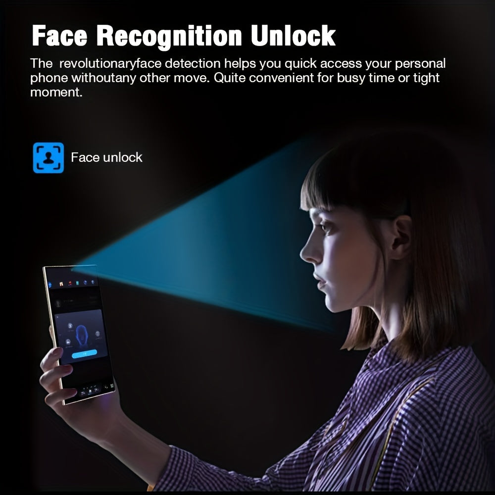 Andorid 13 Unlock Cell Phone, Touchscreen Unlock Smartphone, Dual SIM, Dual Standby, Face Recognition, 50 13MP HD Camera, 6800 MAh, 8 256GB With Stylus, Headphones, Type-c Charging Cable, Case, Screen Protector, Holiday Birthday Gift
