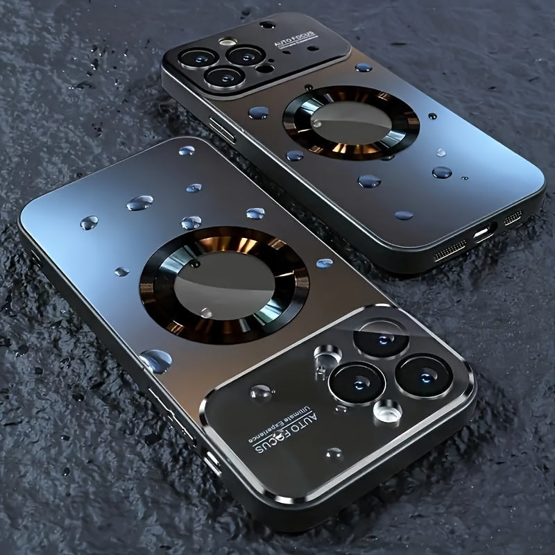 Luxury Matte Magnetic Wireless Charging Phone Case