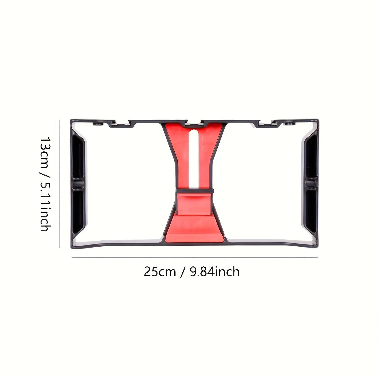 Professional Smartphone Stabilizer Gimbal - Handheld & Tripod Mount, Smooth Video Shooting, Portable Black Phone Frame, ABS Material, Non-Waterproof