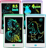 Magic Jimmy 4 Pack LCD Writing Tablet, 8.5 Inch Colorful Toddlers Drawing Tablet for Kids, Creative Doodle Board Drawing Pad, Toy Birthday Gift for 3-6 Year Old Girls Boys
