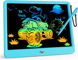 KOKODI 12 Inch LCD Writing Tablet with Anti-Lost Stylus, Erasable Doodle Board Colorful Toddler Drawing Pad, Car Travel School Games Toys for 3 4 5 6 7 8 Kids, Birthday Gift for Girls Boys Adults Pink