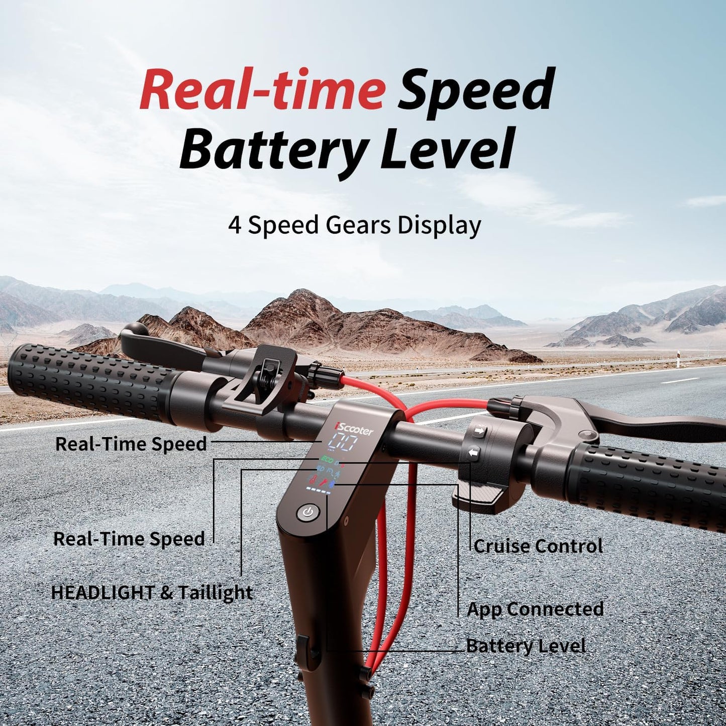 iScooter Electric Scooter, Top Speed 22/25 MPH E-Scooter Up to 18/25 Miles Range, Folding Commuting Electric Scooter for Adults with Turn Signal-360 ° Lighting - 8.5/9.3" Tires/264 Lbs Load W7 & W8