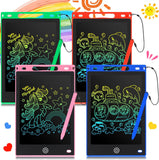Zonon 4 Pcs LCD Writing Tablet for Kids 8.5 Inch Doodle Board Drawing Tablet Toddler Toys Gifts LCD Writing Board Electronic Erasable Reusable Writing Drawing Pad(Blue, Red, Green, Pink)