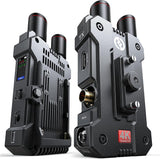 Hollyland Mars 4K Wireless Transmitter Receiver 5G SDI HDMI Video Transmission System, 4Kp30/1080p60, Support 23.98/29.97/59.94 FPS SDI Out, 450FT Los Range 66ms Latency, 4 App Monitoring (1TX 1RX)