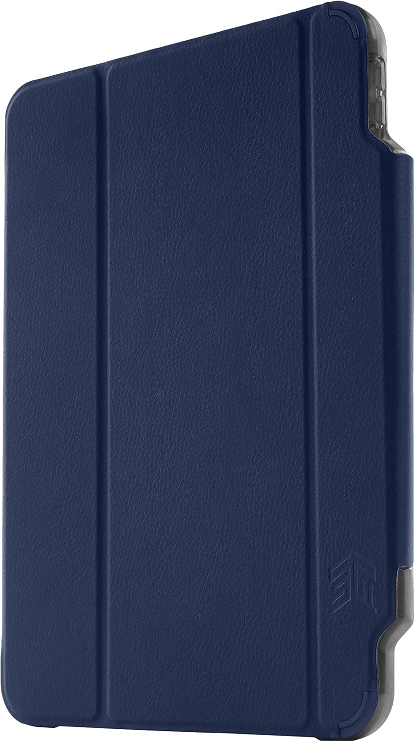 STM Dux Studio for iPad Pro 11" (4th/3rd/2nd/1st Gen) - Ultra Protective Case with Apple Pencil Storage & Sleep/Wake Cover - Midnight Blue (stm-222-288KZ-03)