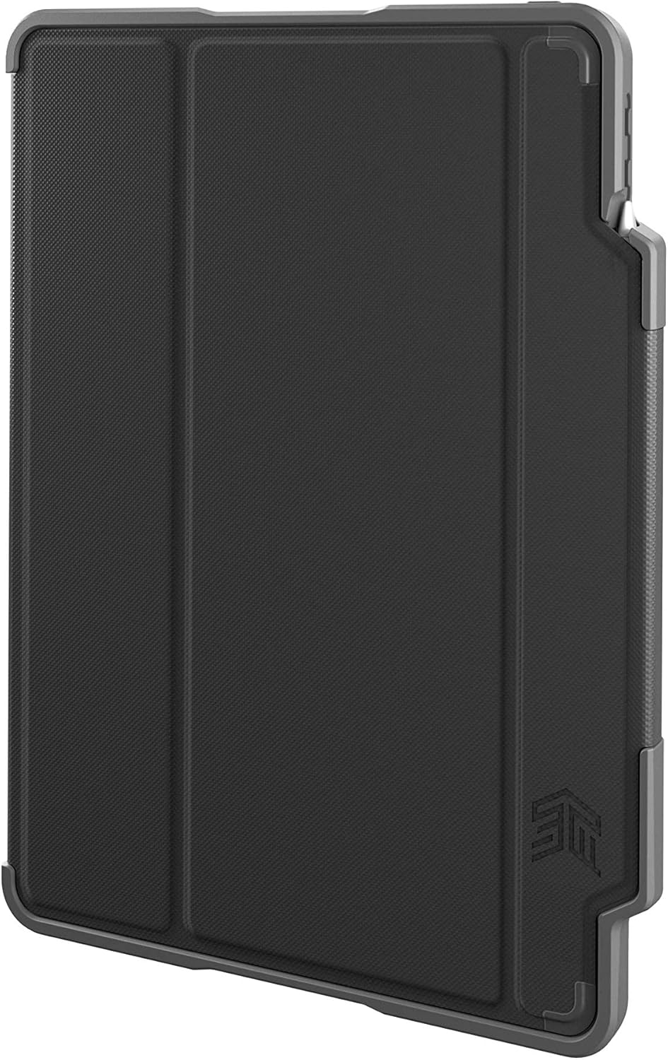 STM Dux Plus for iPad Air 11" (5th/4th Gen & M2 6th Gen 2024) - Ultra-Protective, Lightweight Rubberized Case with Clear Back, Apple Pencil Holder, and Battery-Saving On/Off Cover - Red