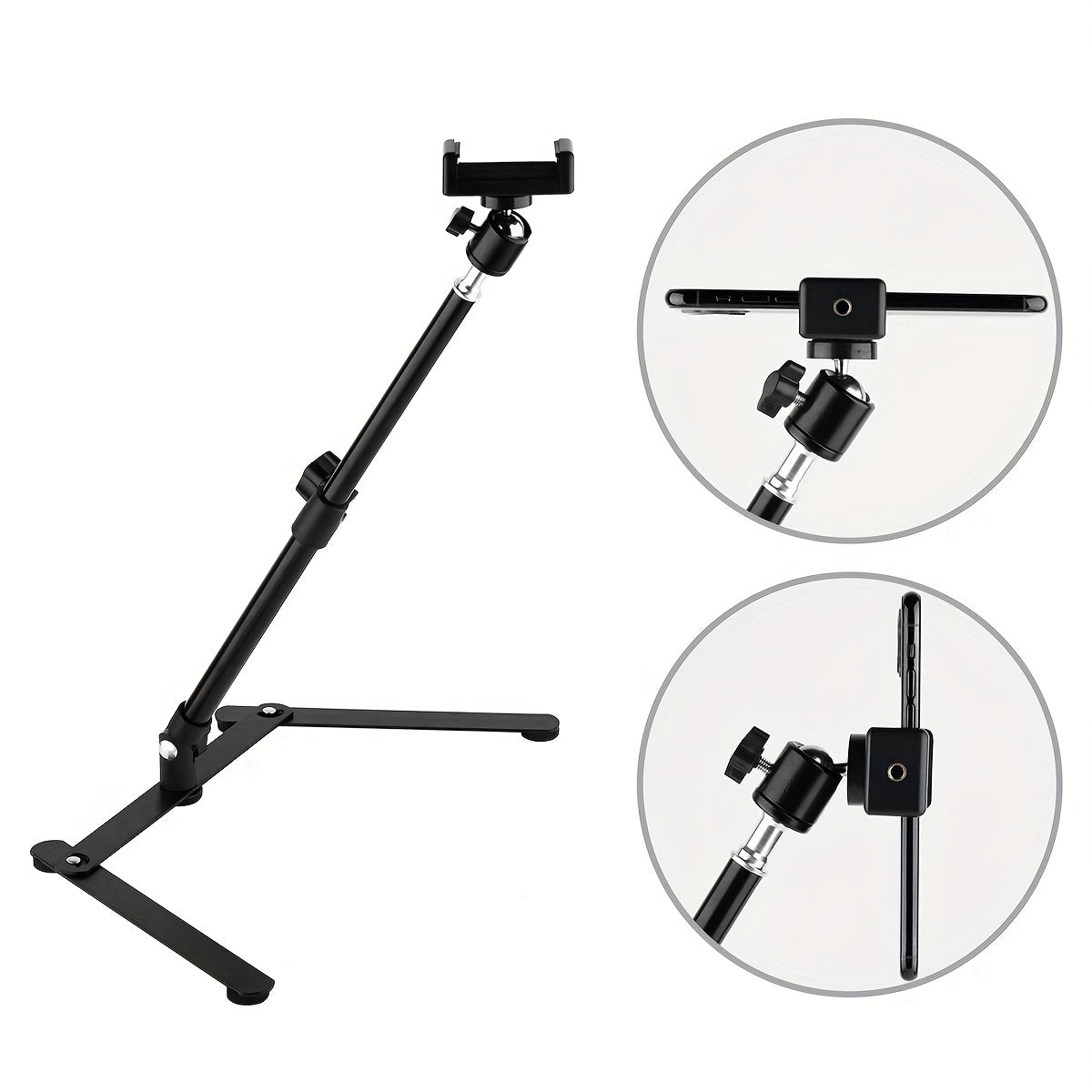 10" Selfie Ring LED Fill Light With Phone Holder, Adjustable Tripod Stand