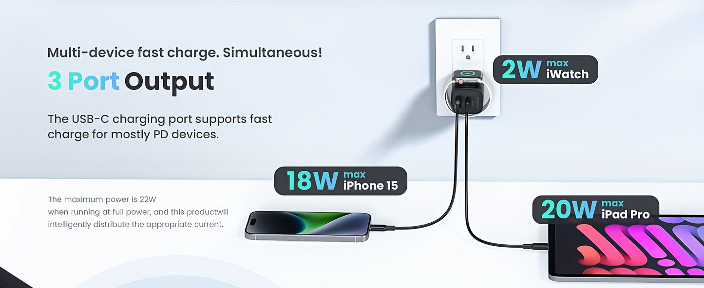 20W For Apple Watch Charger