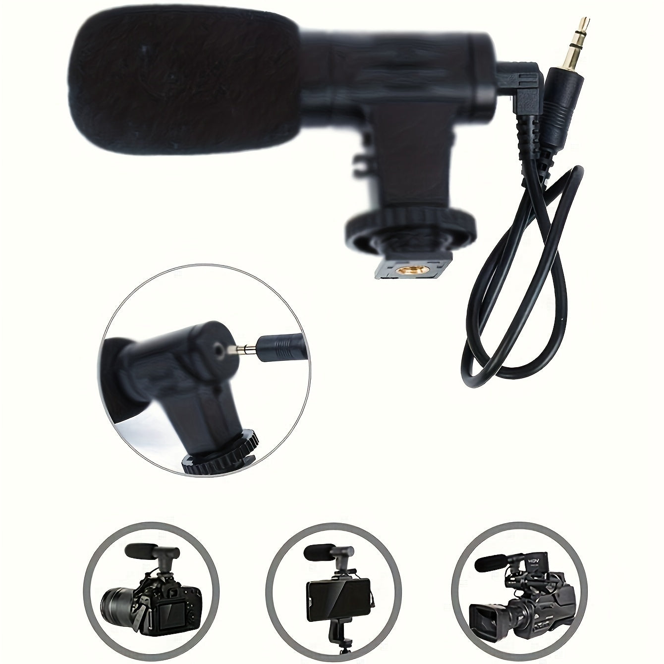 Professional Live Streaming Kit - Handheld Gimbal & Stabilizer with LED Light, Tripod, Microphone, and External Camera Connectors