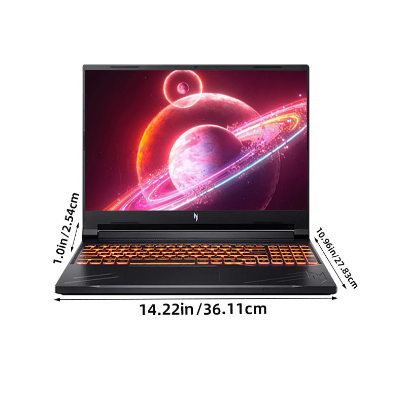 Acer Nitro V 16'' Gaming Laptop, 165Hz Display, AMD Ryzen 7 8845HS, NVIDIA GeForce RTX 4060, 32GB DDR5 RAM, 2TB SSD, Wi-Fi 6, Windows 11 Home, with Wireless Mouse-White