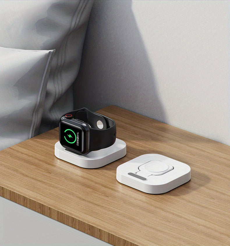 For Watch Charger S8 Ultra For IWatch7 Wireless Magnetic Suction For Watch 6/SE/5/4/3/2 Series E Fast Charging Cable Portable Charging Base Bracket