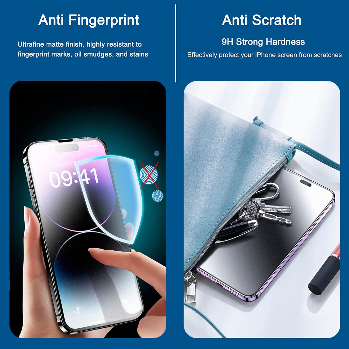 2pcs Apple anti-peeping peeking tempered film, suitable for all iPhone series 14 Pro Max Plus 13 12 11 XS XR Mini