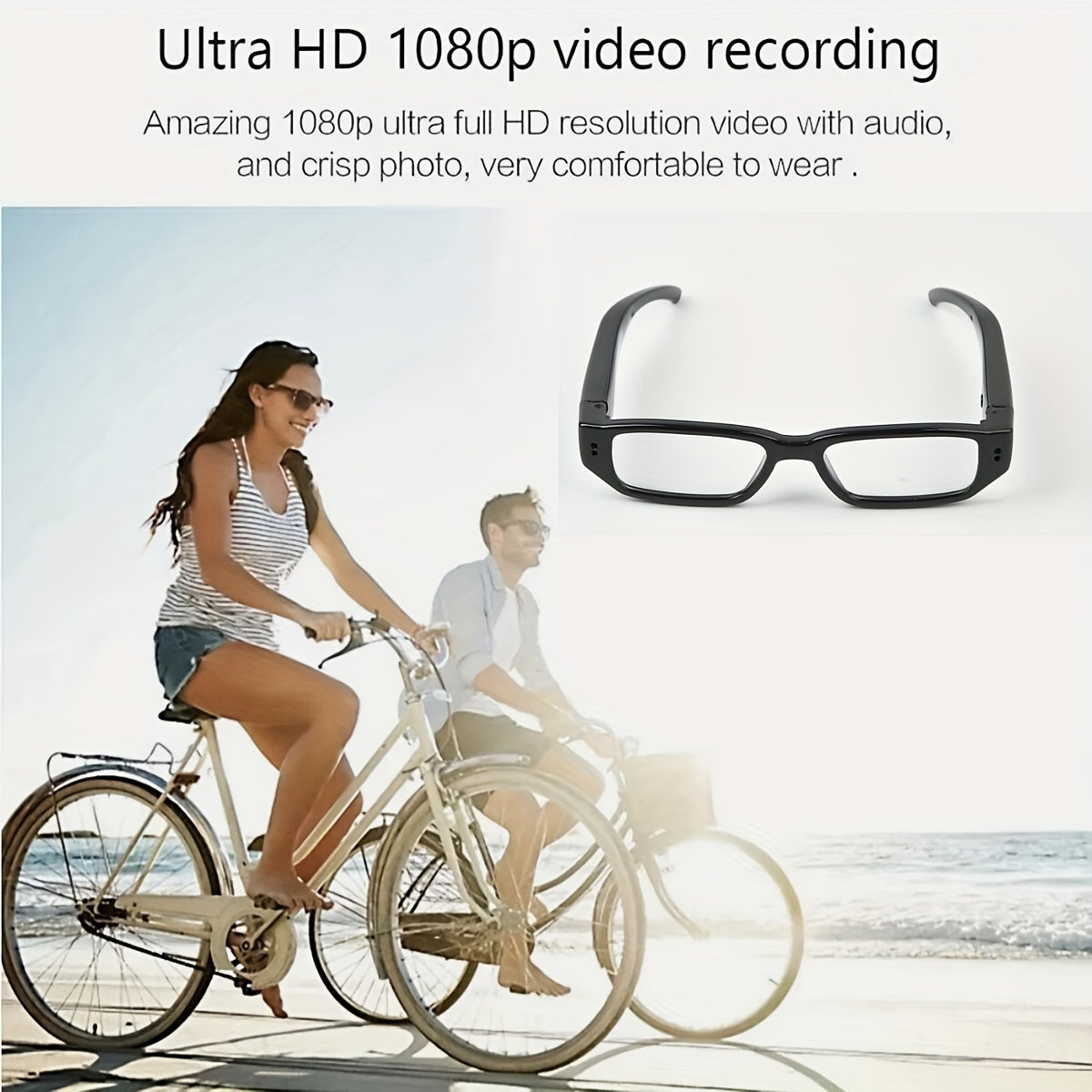 Smart Glasses Camera 1080P Sunglasses Digital Video Recorder Camcorder Eye Protection DV Sports Action Camera Outdoor Sport Eyeglasses