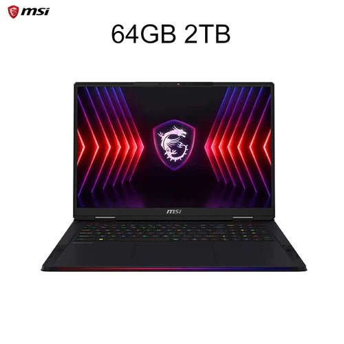 2024 MSI Raider A18 HX Gaming Laptop 18 Inch 2.5K QHD 240Hz IPS Screen Notebook AMD Ryzen R9-7945HX 32GB 2TB RTX4090 Netbook PC