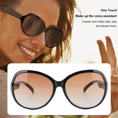 144 Languages Smart Glasses Translator UV Protection Wireless Translation Earbuds Waterproof Open Ear Sunglasses for Men