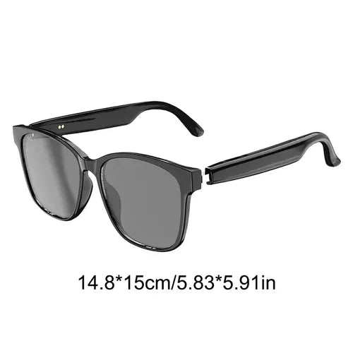 Smart Glasses Wireless Earbuds Automatic Voice Translation AI Glasses Support 75 Languages BT 5.4 for Sports Meeting Recording