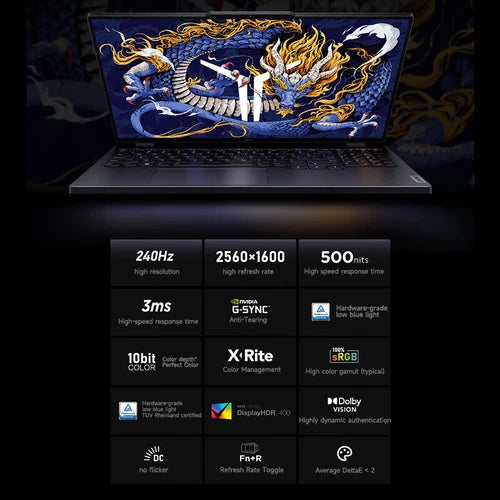 Lenovo laptop Legion Y9000P 2024 Gaming laptop notebook 16“ 2.5K 240HZ Screen i9-14900HX RTX4060/RTX4070/RTX4090 Notebook PC