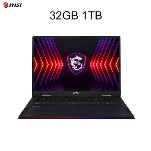 2024 MSI Raider A18 HX Gaming Laptop 18 Inch 2.5K QHD 240Hz IPS Screen Notebook AMD Ryzen R9-7945HX 32GB 2TB RTX4090 Netbook PC