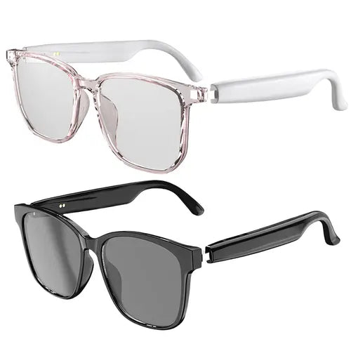 Smart Glasses Earphones Automatic Voice Translation AI Glasses Support 75 Languages Audio Glasses for Sports Meeting Recording