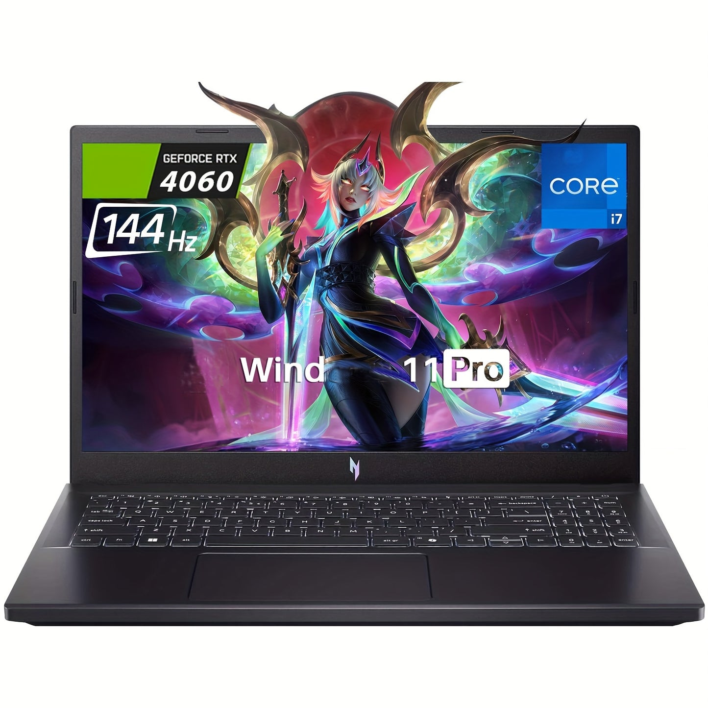 acer 2024 Newest Nitro V 15 Gaming Laptop, 15.6" 144Hz FHD IPS Display, Intel 10-Core i7-13620H, NVIDIA GeForce RTX 4060, 64GB DDR5 RAM, 1TB SSD, Windows 11 Pro
