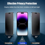 2pcs Apple anti-peeping peeking tempered film, suitable for all iPhone series 14 Pro Max Plus 13 12 11 XS XR Mini