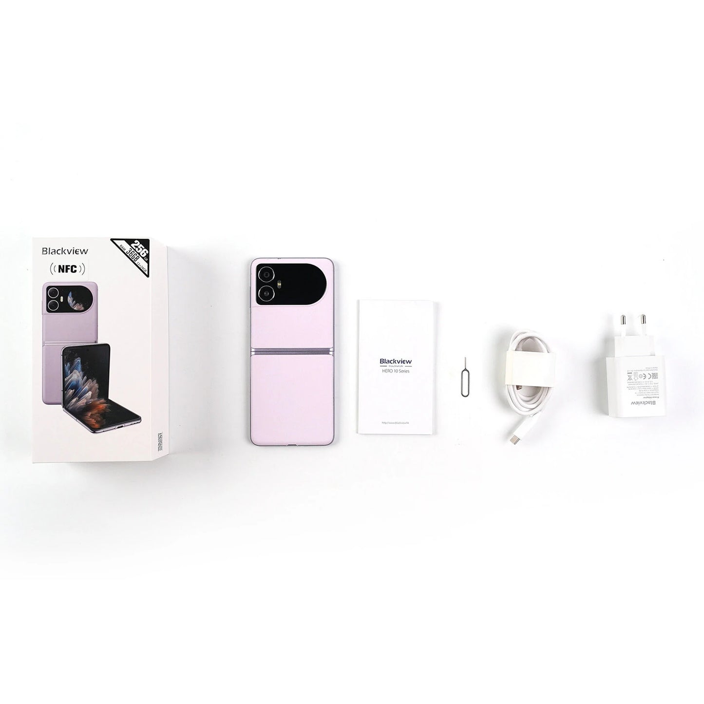 Blackview HERO 10 6.9 inch 2.5K AMOLED Folding Display 36GB 256GB 45W Fast Charge 108MP Camera NFC Helio G99 Octa Core 4G Smartphone