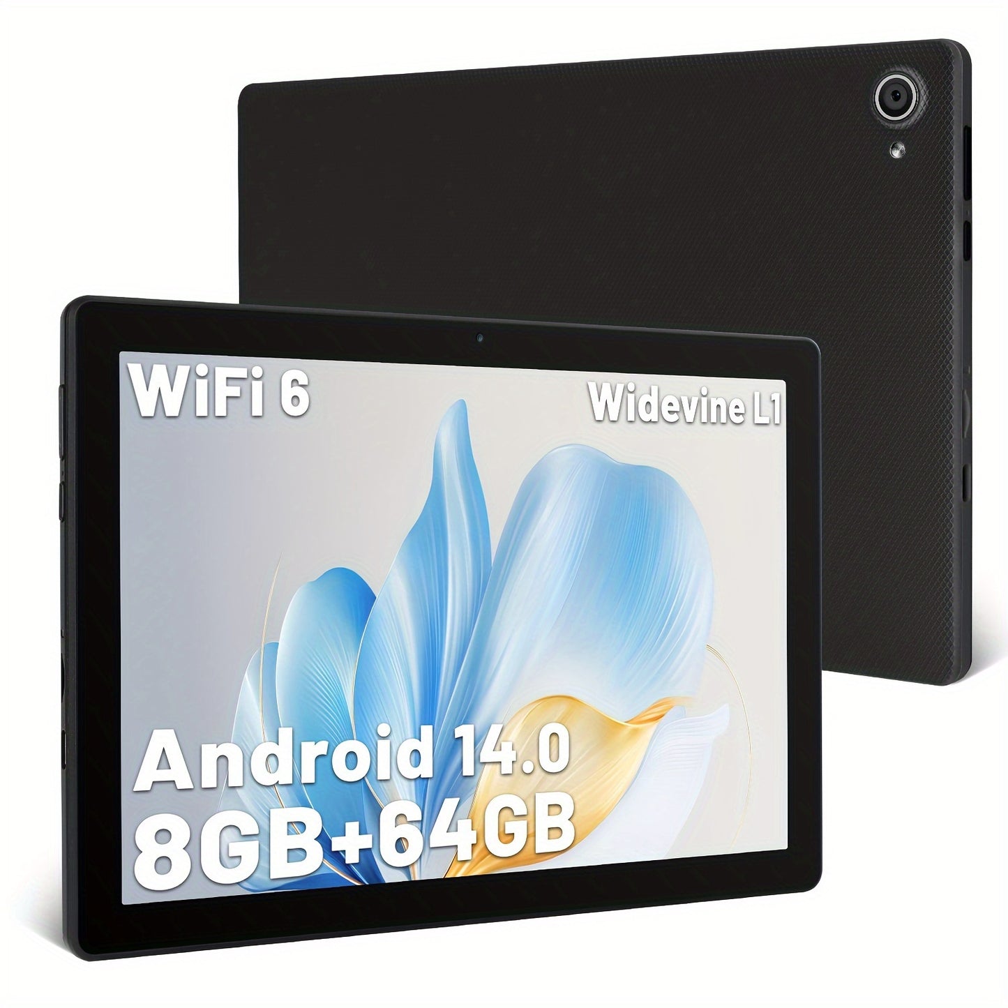 AEEZO Android 14 Tablet, Octa-Core Android Tablet, 83 5GB RAM 64GB ROM Expand To 1TB, 10 Inch Tablet, WiFi 6, Fast Charging, 5MP 8MP Dual Camera, 4G Dongle Wireless Internet, Widevine L1 Supported, Best Gift For Birthday/Christmas/New Year/Gifts For Frie