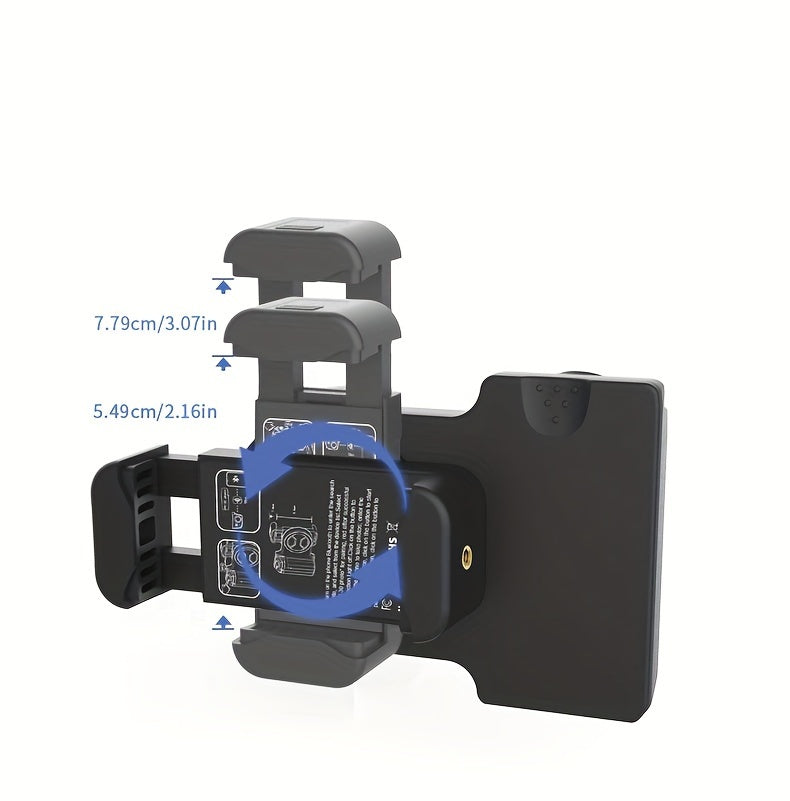 Desiontal Mini Smartphone Handheld Gimbal with Quick Magnetic Mount - Portable Outdoor Photography Selfie Stick Assistant with Detachable Shutter, Remote Shooting Capability, 1/4'' Screw Hole for Tripod Compatibility, Battery-Powered with Button Battery,