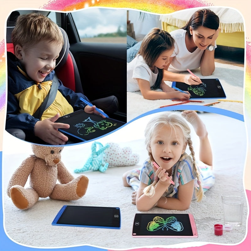16pcs 8.5" LCD Writing Tablets for Youngsters - Colorful Reusable Doodle Boards, Educational Toys for Boys