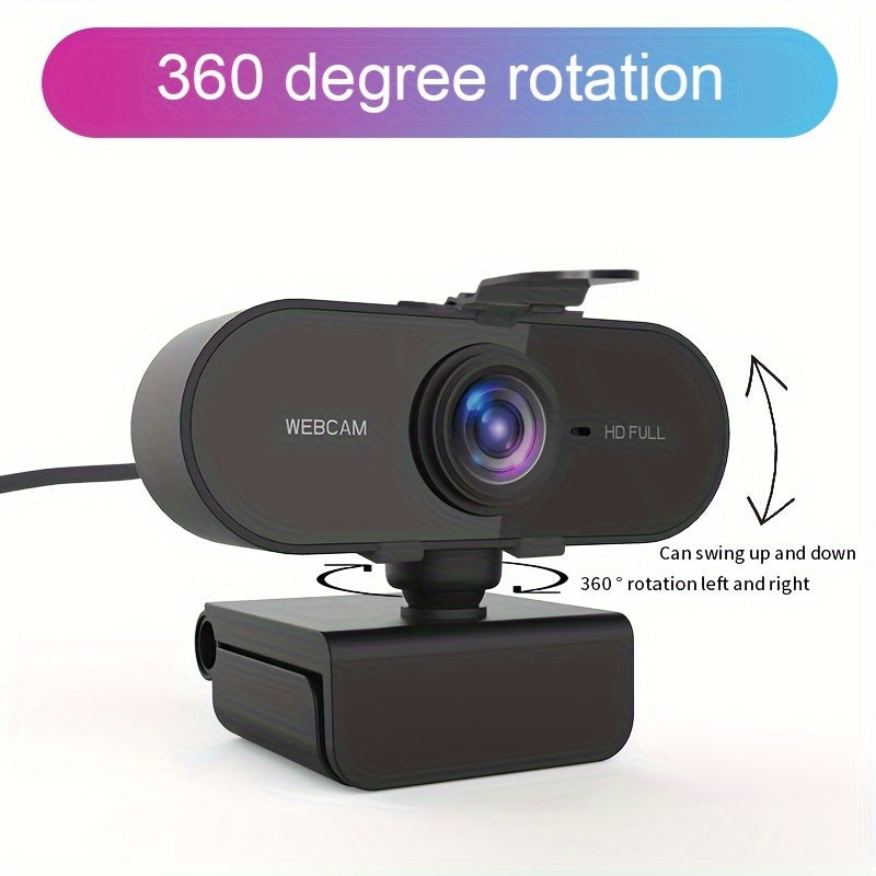 Upgraded Full HD 1080P Webcam