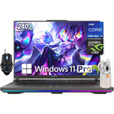 ASUS High Performance ROG Strix G16 Gaming Laptop, 16" 240Hz WQXGA Display, 14th Gen Intel I9-14900HX, 64GB DDR5 RAM, 2TB SSD, GeForce RTX 4060, Backlit KB, WiFi 6E, Windows 11 Pro, With Cefesfy Mouse, Cleaning Kit