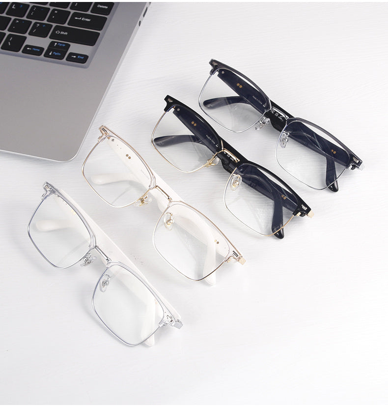 Smart Glasses With Automatic Color-changing Lenses, Touch Control, Built-in Microphone, High-resolution Audio, Wireless, Rechargeable Battery, Blue Light Protection, Suitable For Office, Outdoor, Sports, Driving, Music Playback, Hands-free Calls - The Pe