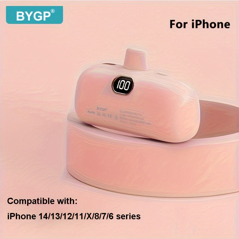 BYGP 5000mAh Mini Portable Charger