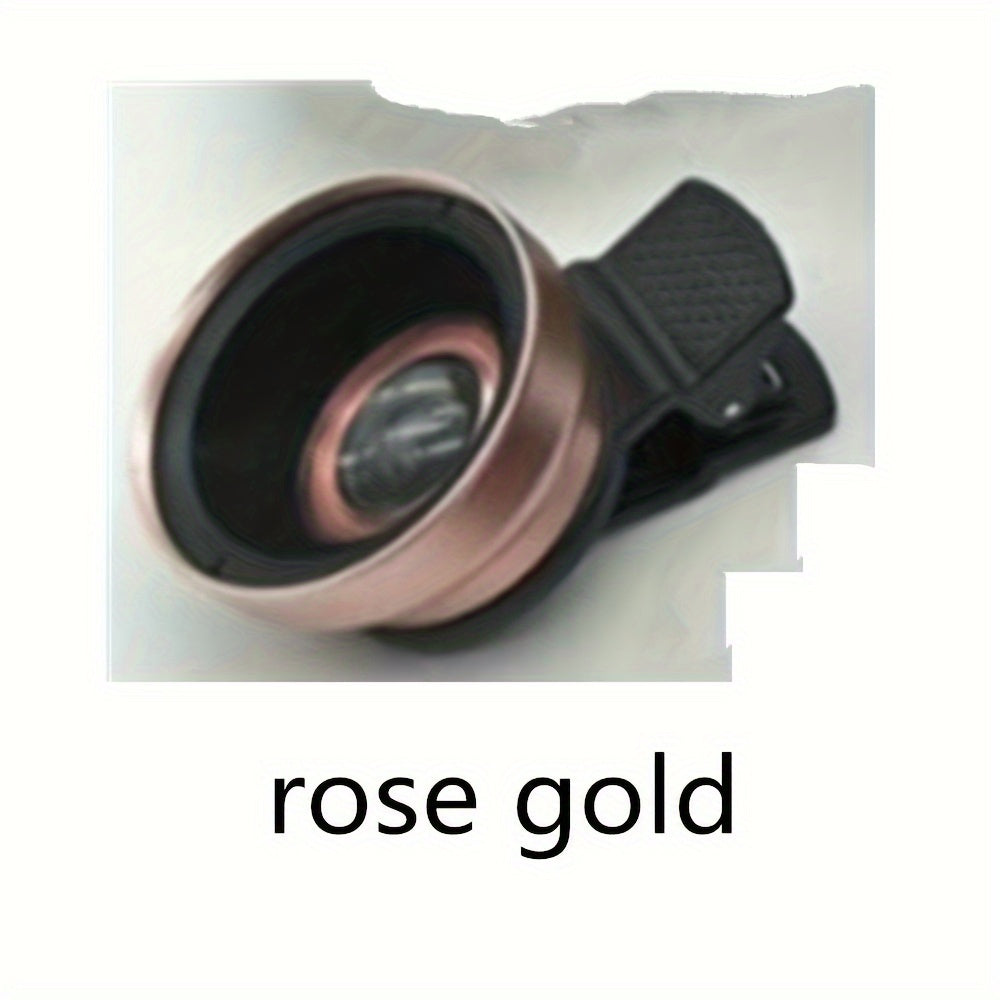 Universal Clip-on High-definition Wide-angle Lens For Smartphones, With A 0.45x Ultra-wide-angle Lens And Macro Lens, Compatible With All Smartphones. Can Be Used As An External Camera For DSLR.