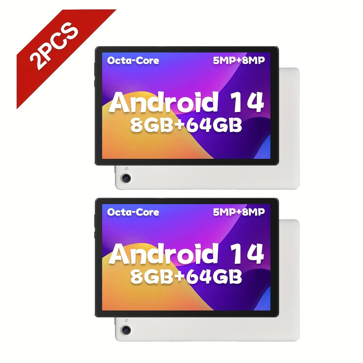 AEEZO Android 14 Tablet, Octa-Core Android Tablet, 83 5GB RAM 64GB ROM Expand To 1TB, 10 Inch Tablet, WiFi 6, Fast Charging, 5MP 8MP Dual Camera, 4G Dongle Wireless Internet, Widevine L1 Supported, Best Gift For Birthday/Christmas/New Year/Gifts For Frie