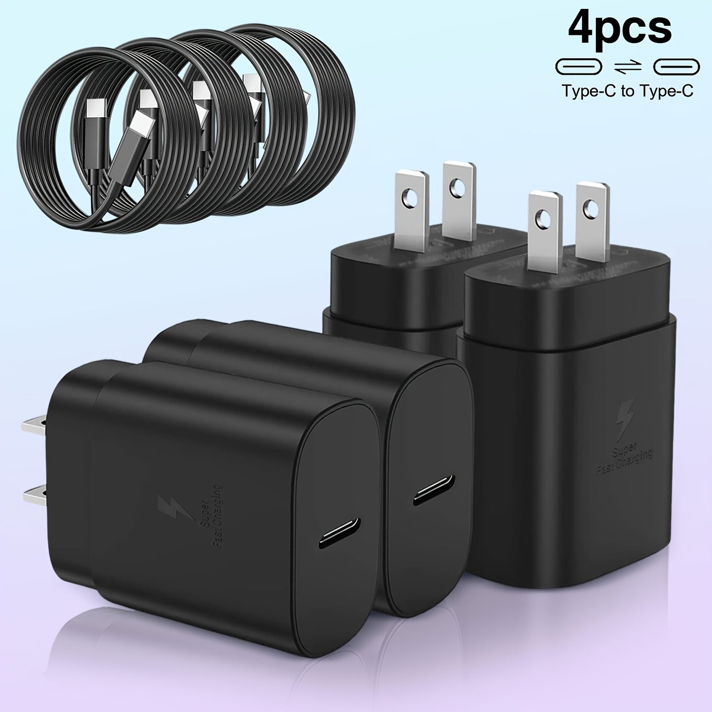 for Samsung Fast Charger Type C, Type C Wall Charger 4ft Cable Fast Charging Galaxy S23 Ultra/S23/S23 /S22/S22 Ultra/S22 /S21 Ultra/S20 Ultra/Note 20/Note 10/Z Fold 3
