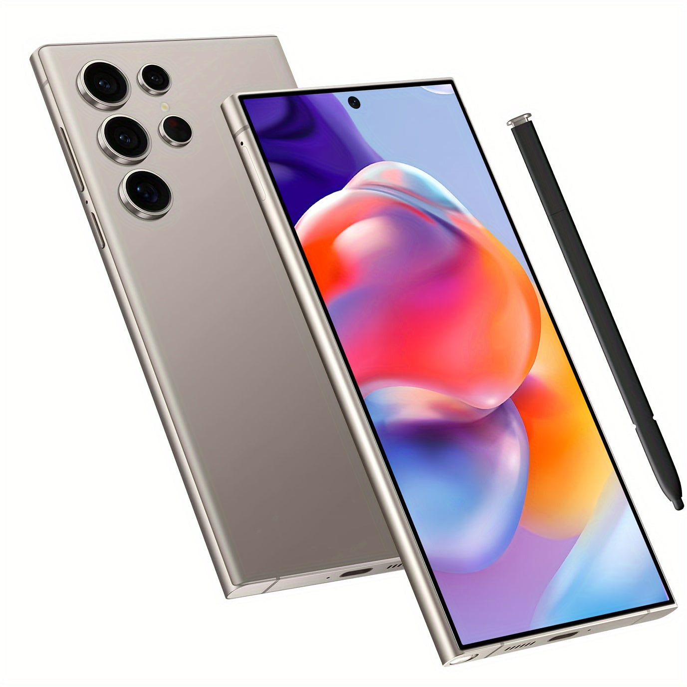 Andorid 13 Unlock Cell Phone, Touchscreen Unlock Smartphone, Dual SIM, Dual Standby, Face Recognition, 50 13MP HD Camera, 6800 MAh, 8 256GB With Stylus, Headphones, Type-c Charging Cable, Case, Screen Protector, Holiday Birthday Gift